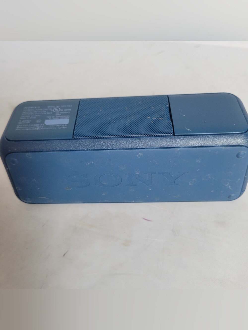 Sony SRS-XB3 EXTRA BASS Portable Speaker Blue No Ac Adapter- Working